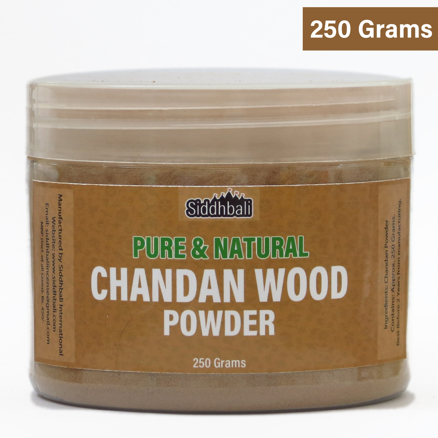 Chandan Wood Ashtagandha Sandalwood Powder Tilak Tika - 250 grams