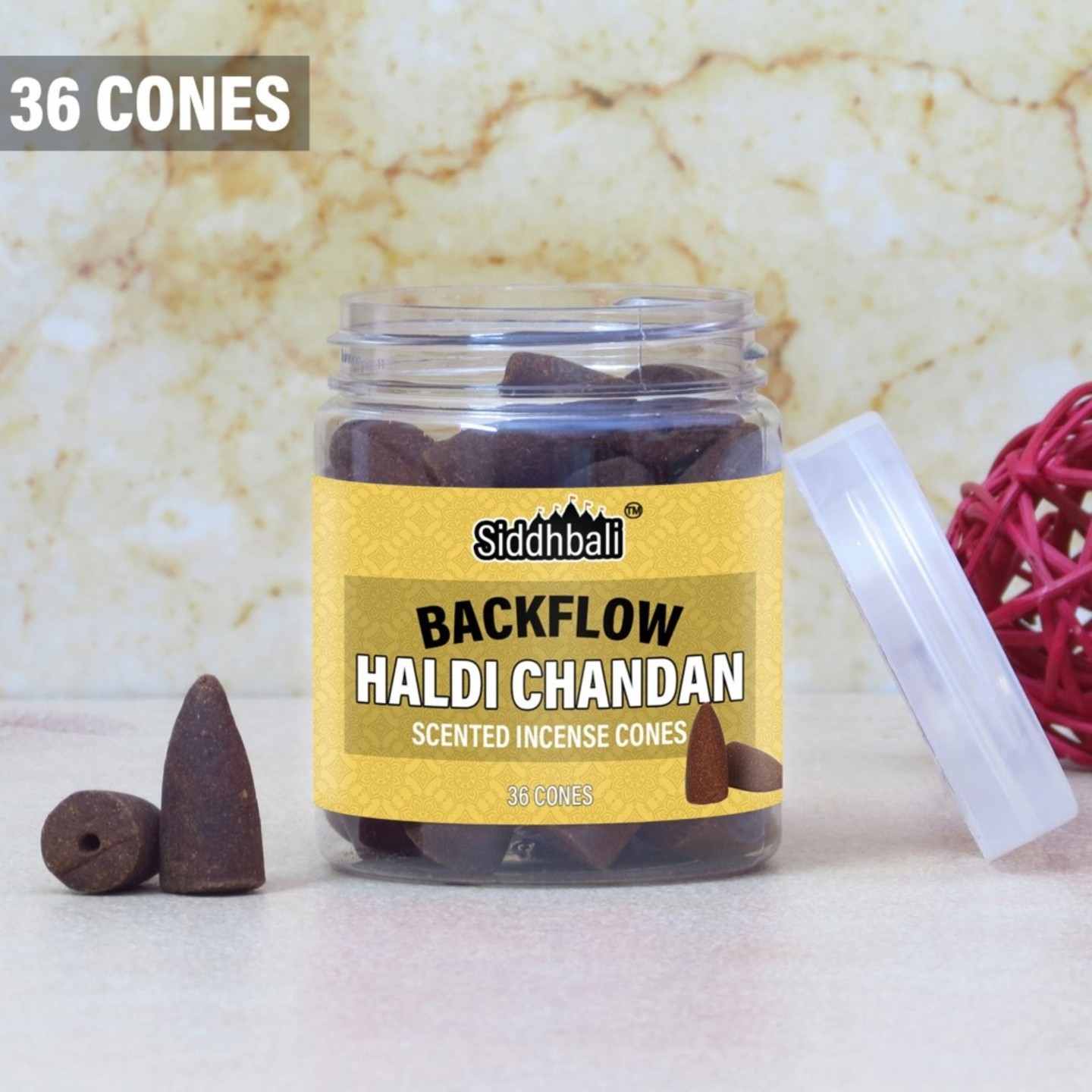 Haldi Chandan Backflow Cones