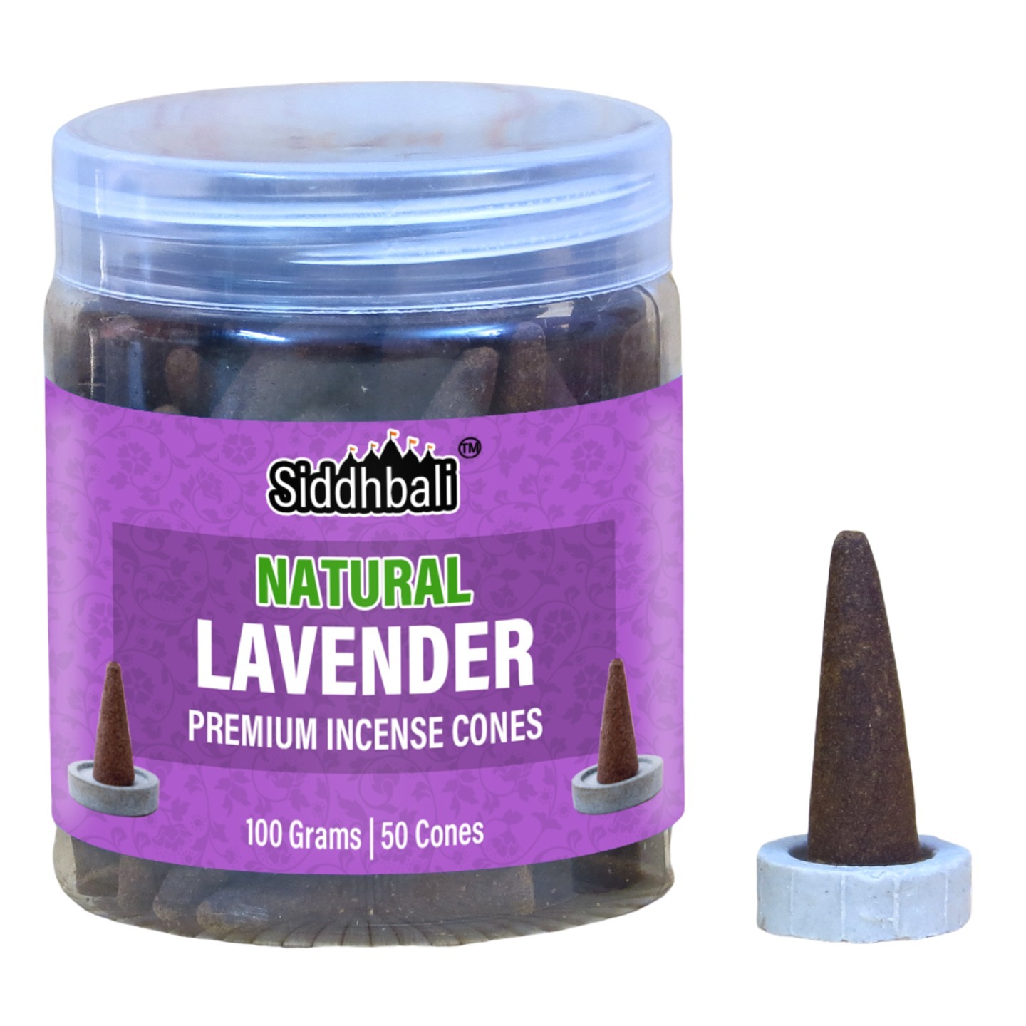 Lavender Premium Incense Cones Dhoop