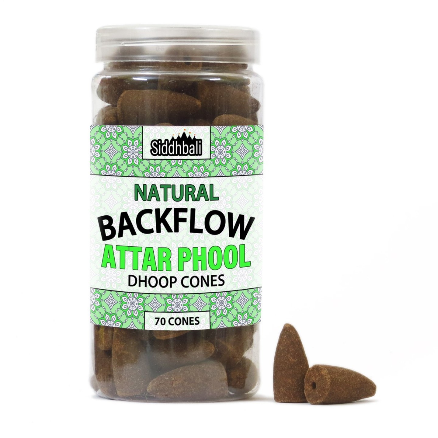 Attar Phool Backflow Cones - 70 Cones