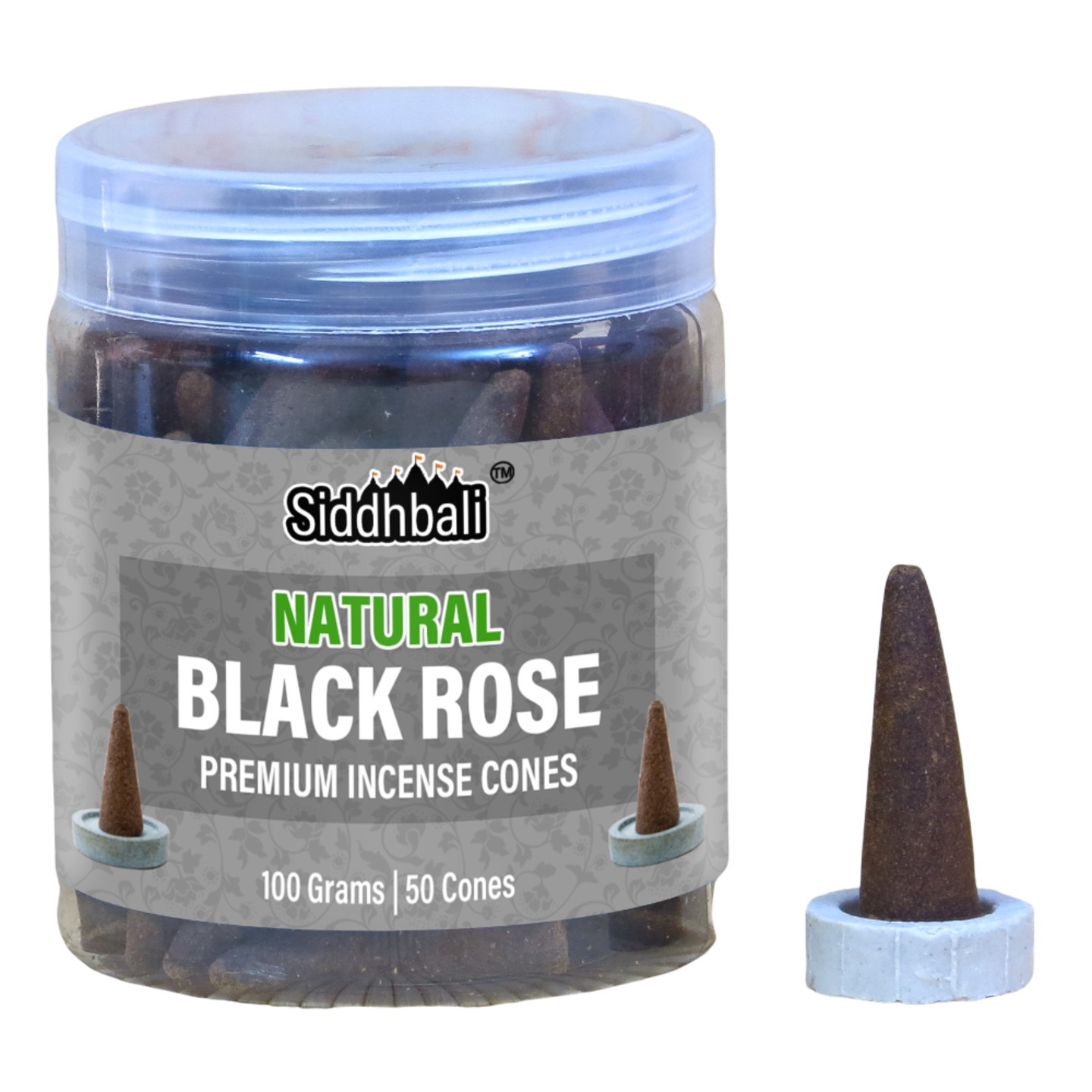 Black Rose Premium Incense Cones Dhoop