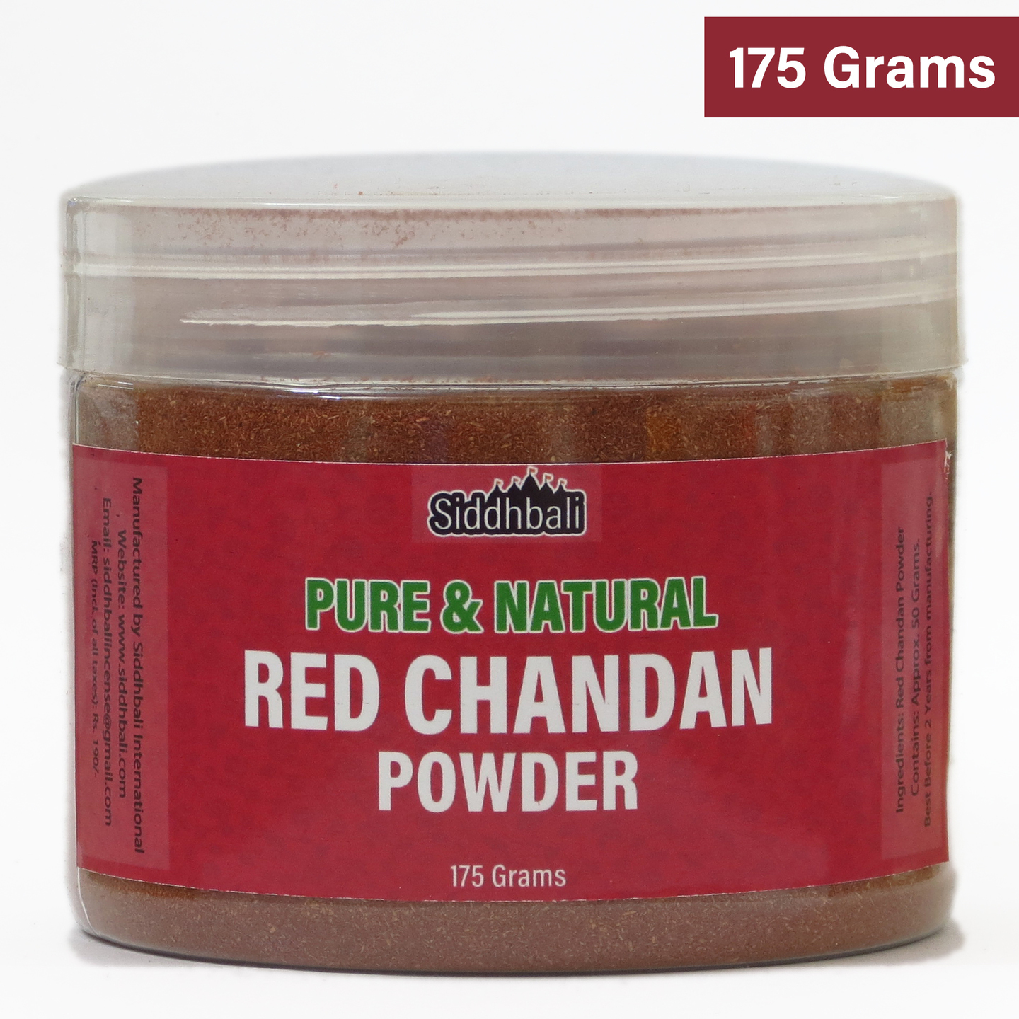 Red Chandan Powder - Lal Chandan Raktchandan - 175 gram