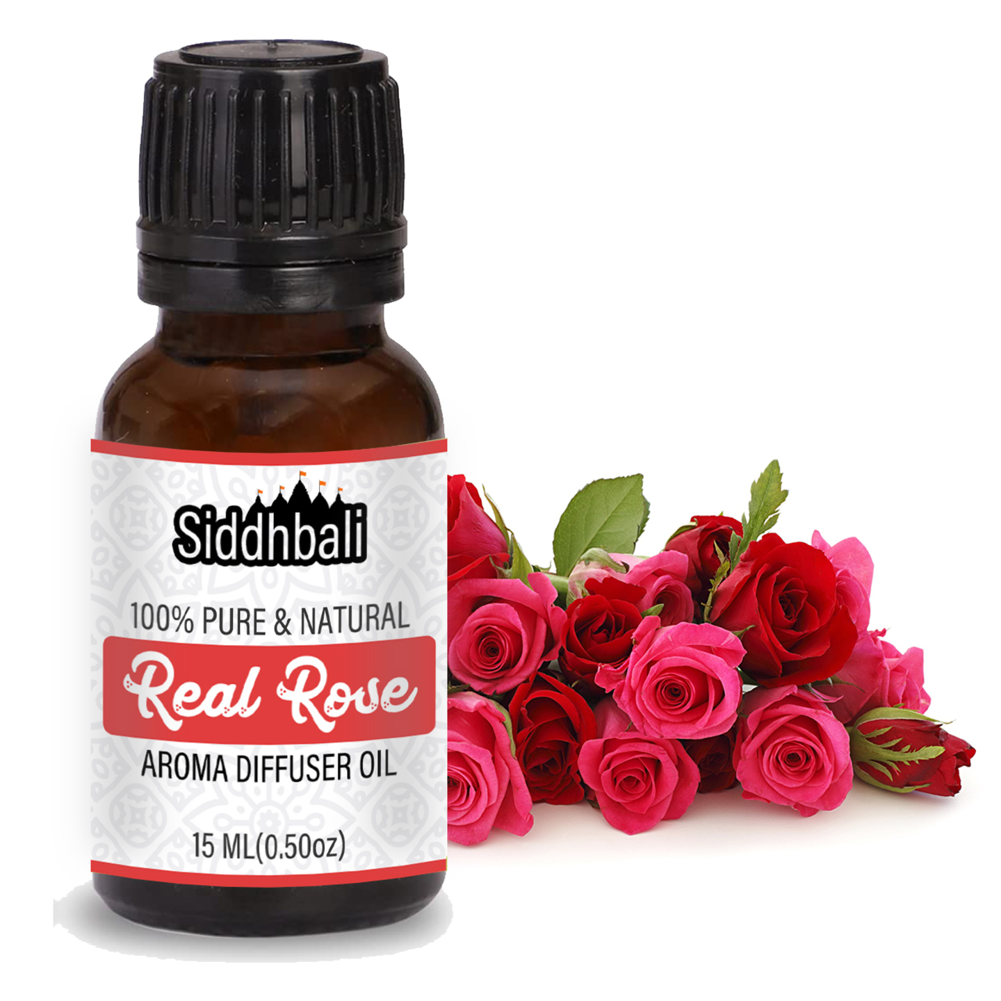 Real Rose Aroma oil for Diffuser - 15ml