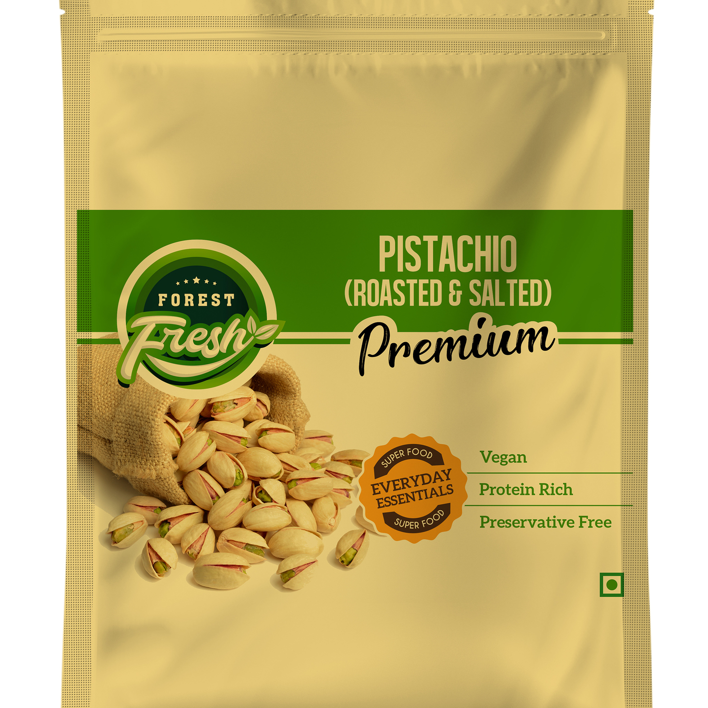 Forest Fresh 100 Natural - Premium Roasted & Salted Irani Pistachio - 750g - Everyday Essential Superfood