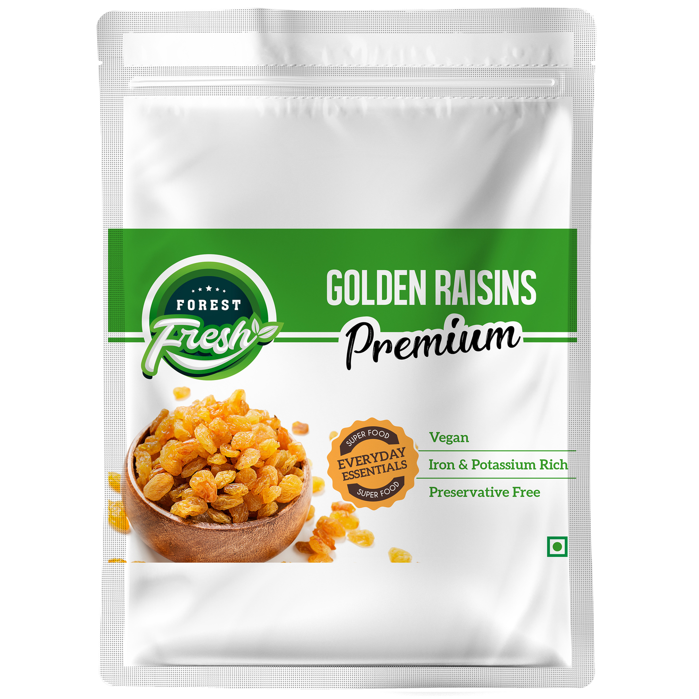 Forest Fresh 100 Natural - Premium Golden Raisins Kishmish - 400g