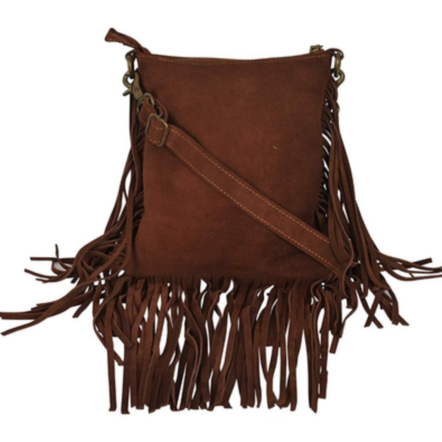 Ladies Fringe Side Leather Bag