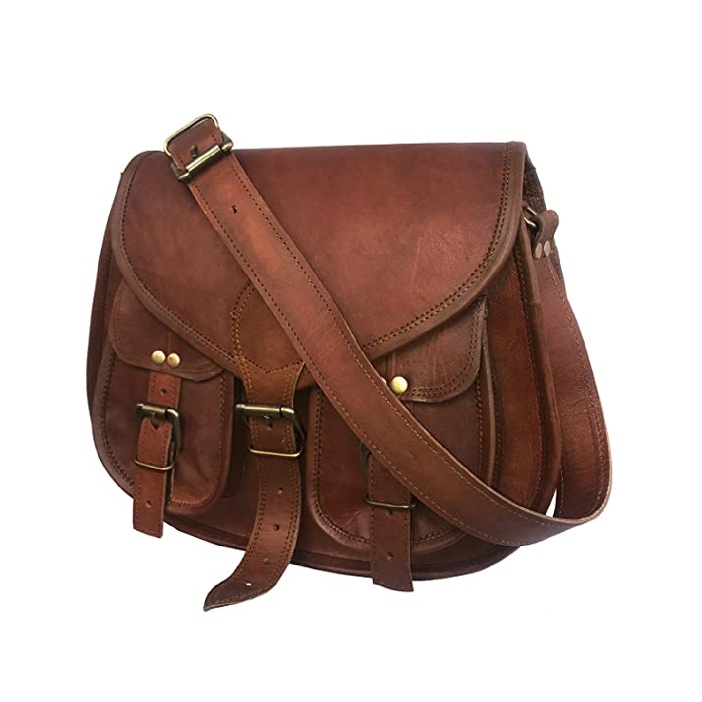 Leather Cross body Satchel Ladies Purse