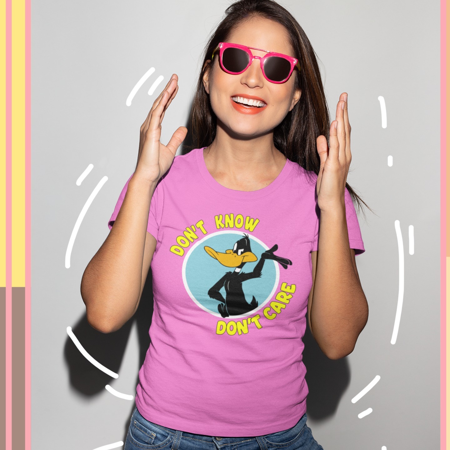 Dont Know Dont Care Tshirt for Girls