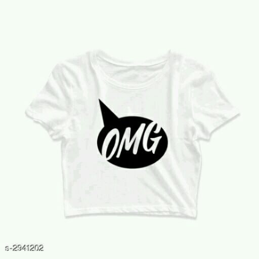 OMG CROP T-SHIRT