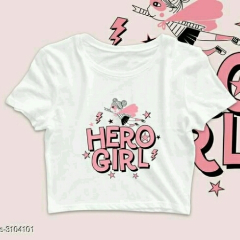 HELLO CROP T-SHIRT