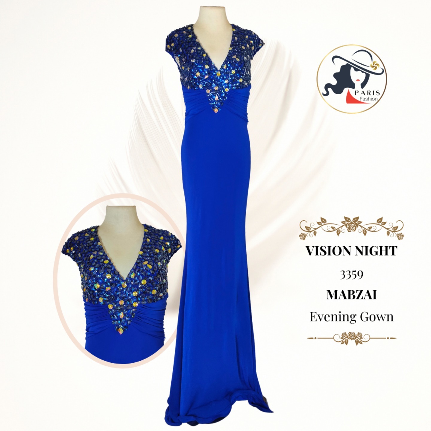 VISION NIGHT  3359  MABZAI  Evening Gown