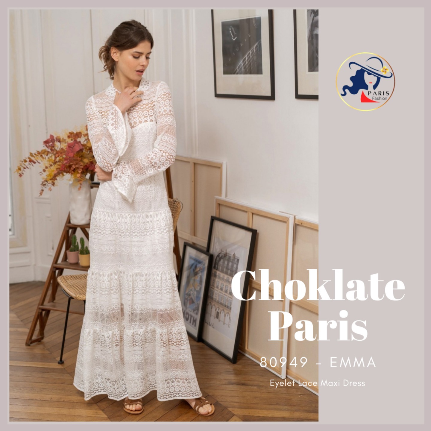 CHOKLATE PARIS 80949 EMMA Maxi Dress