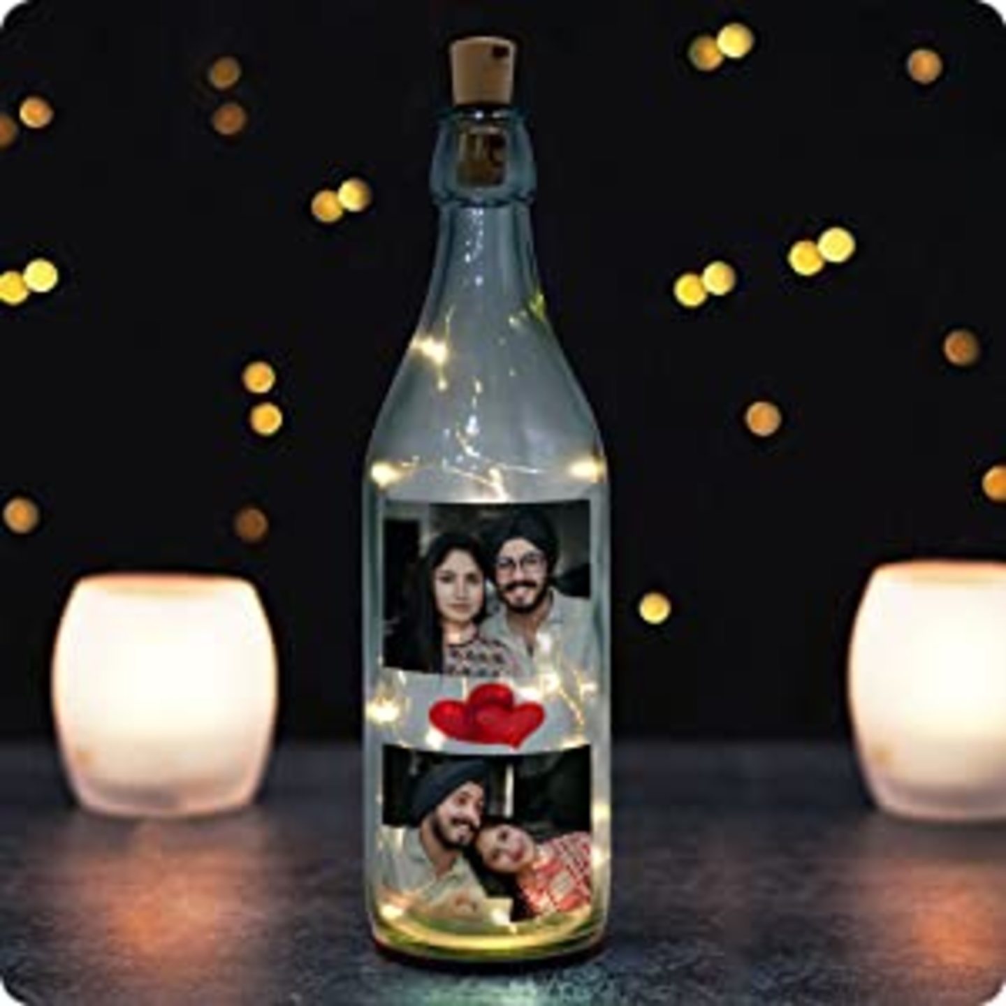 Ligiting bottle photo
