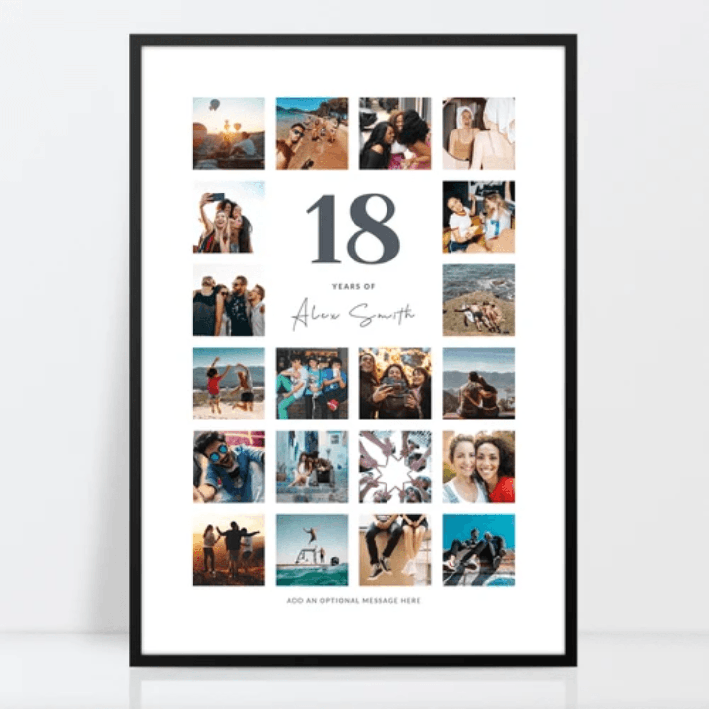 Happy Birthday Collage Frame
