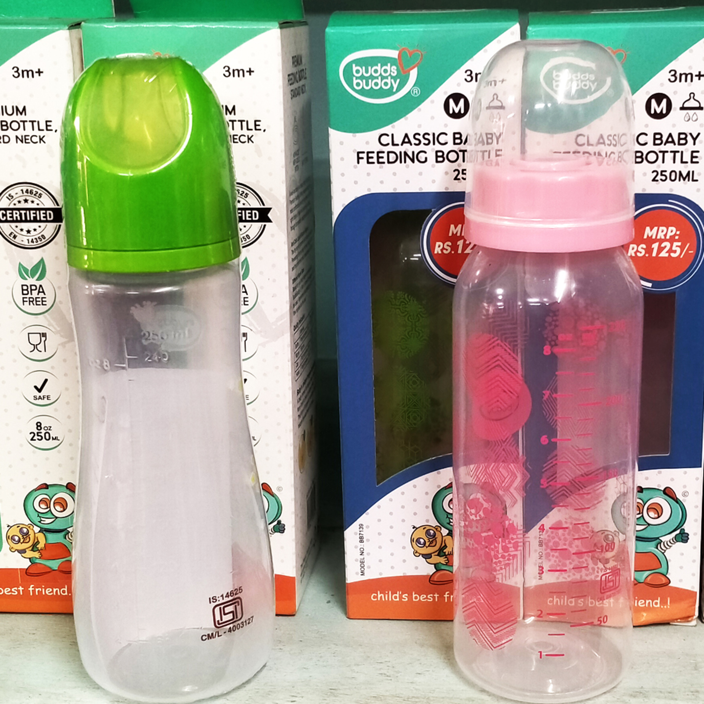 BB CLASSIC BABY FEEDIGN BOTTLE 250ML
