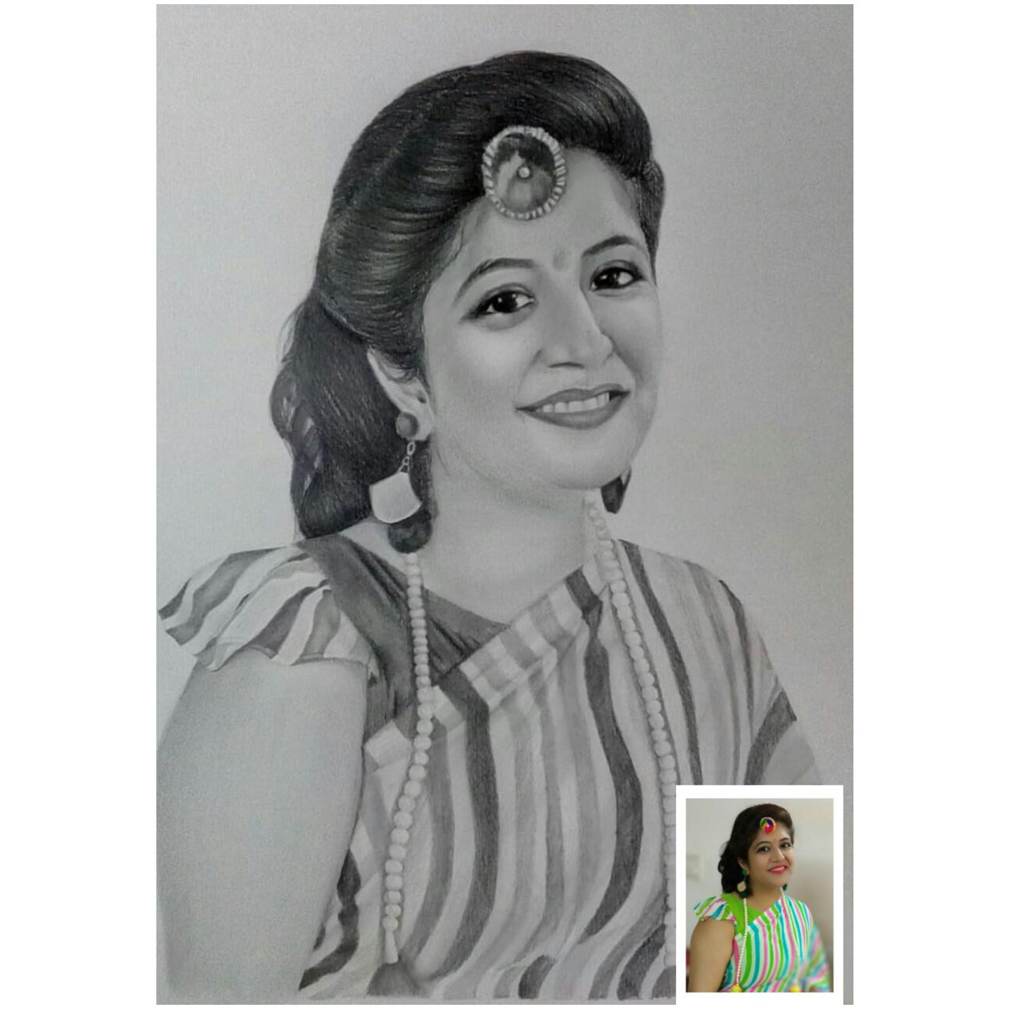 Pencil Sketch Handmade - Portrait