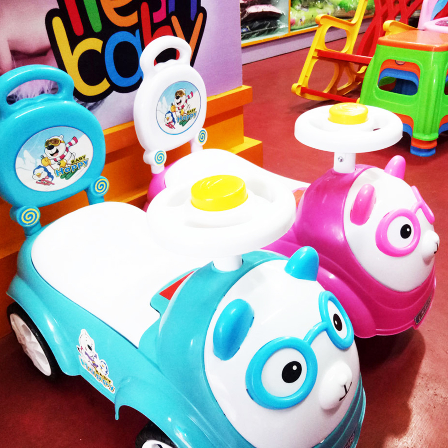 Smiley Face Ride-on