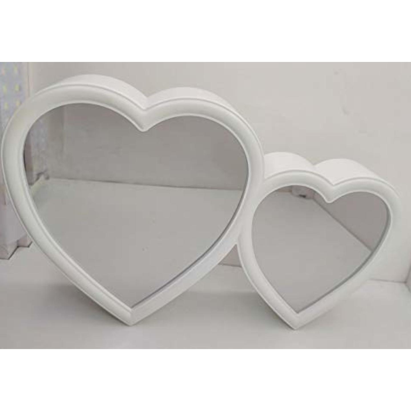 Double heart magic mirror
