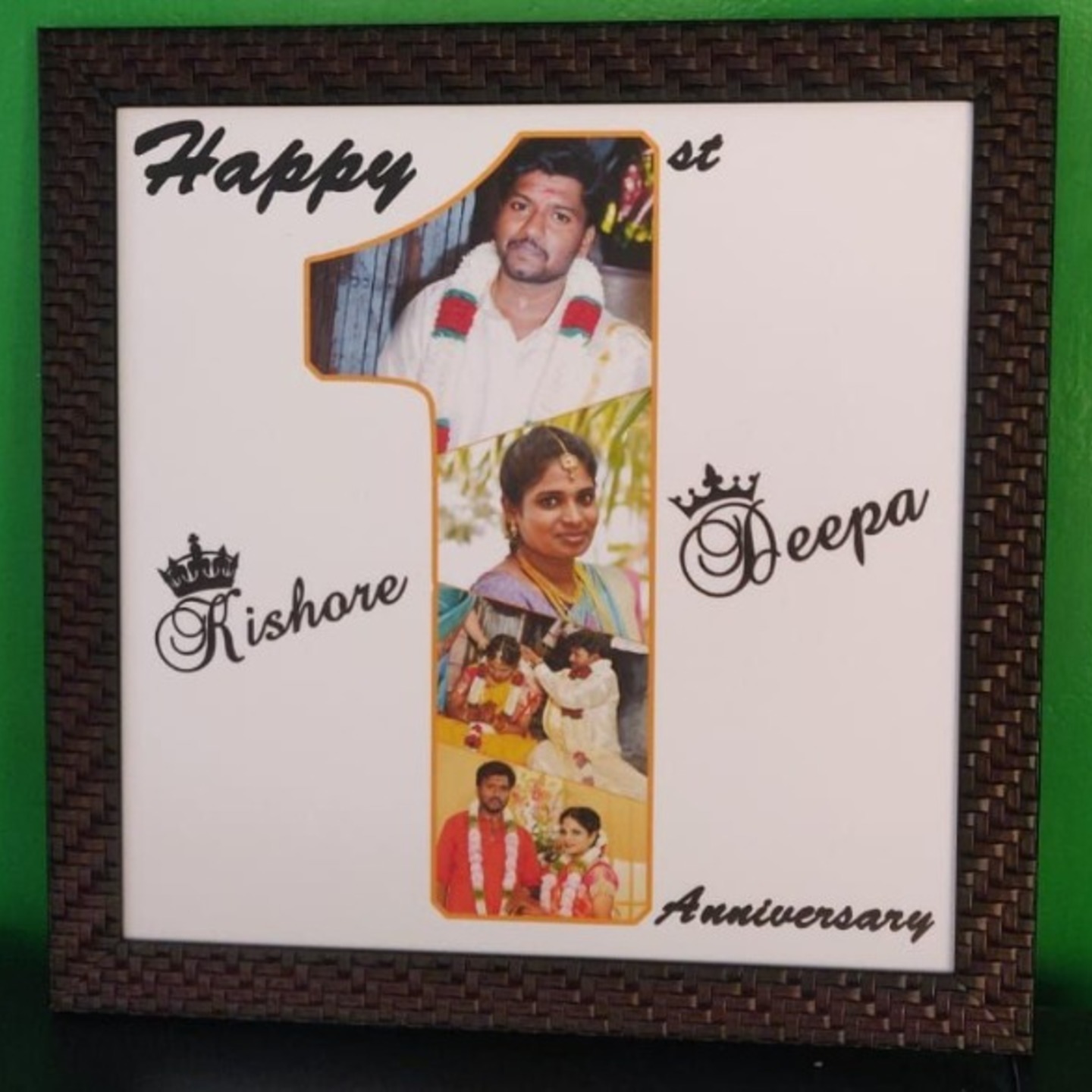 Anniversary frame - Number