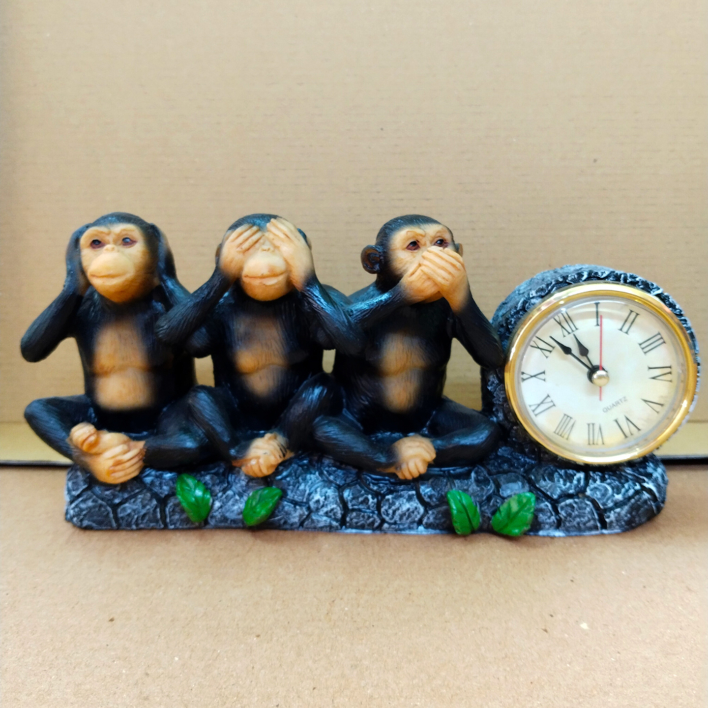 Monkey Set Wise with clock
