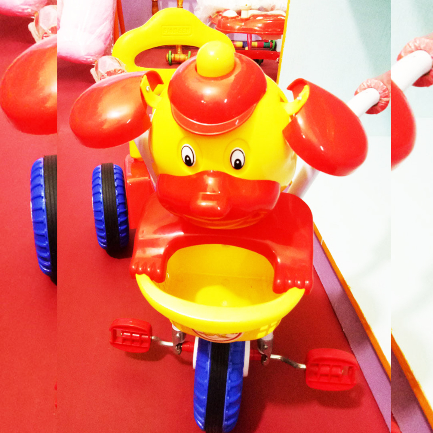 Dog face tricycle