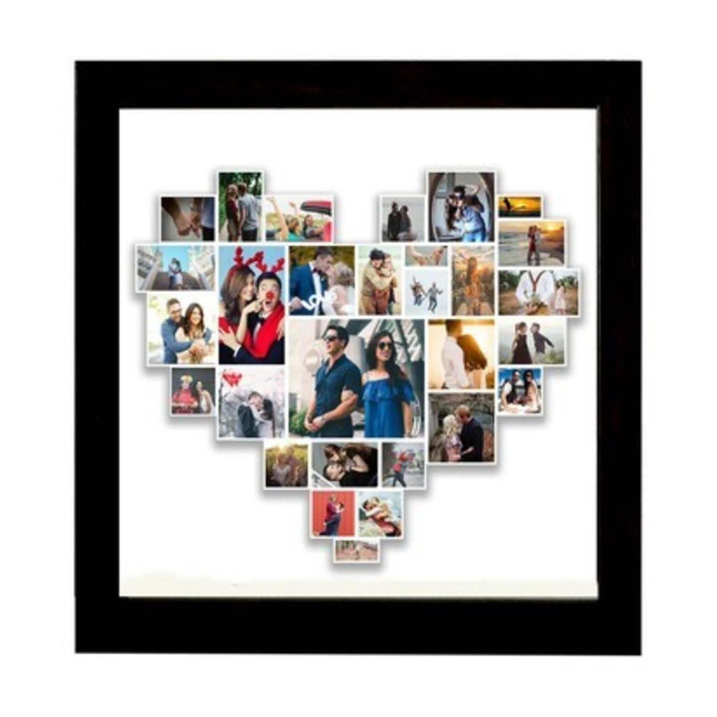 Heart Collage Photo Frame