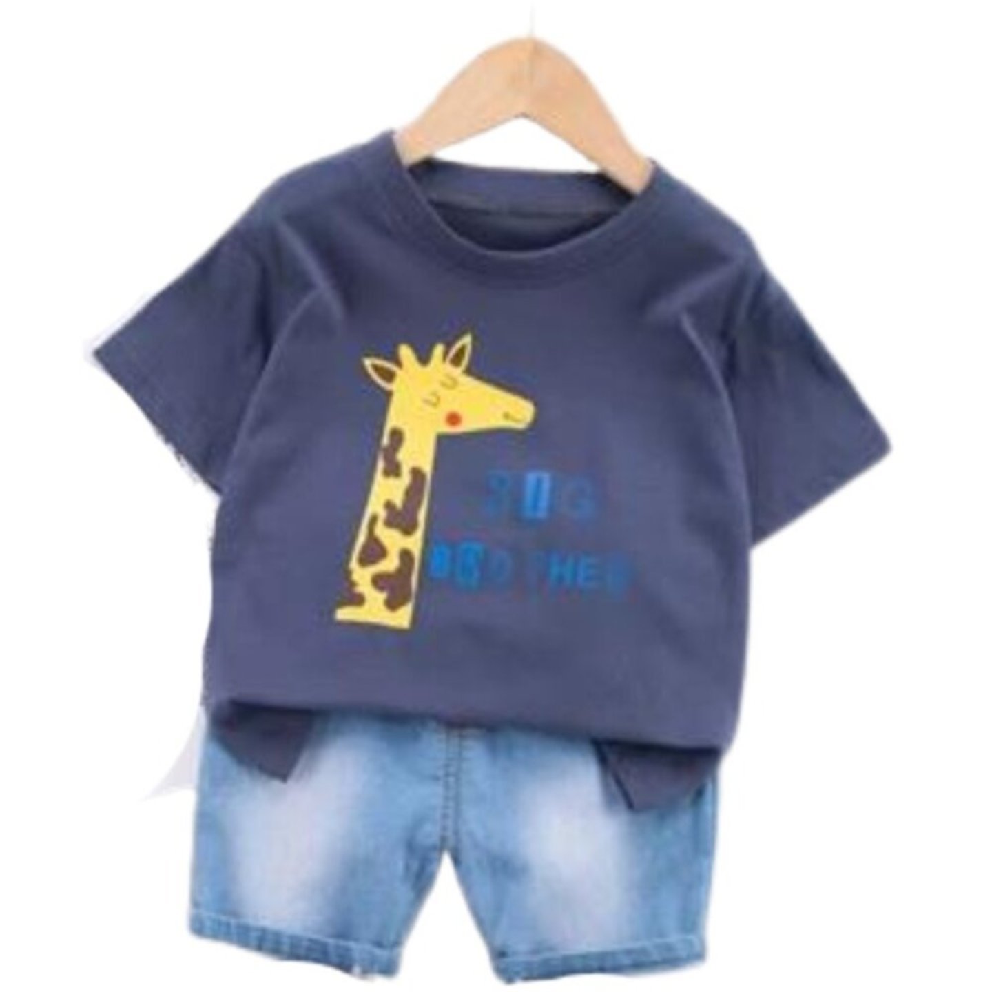 KidsNation Boys Printed T-shirt and Shorts Set