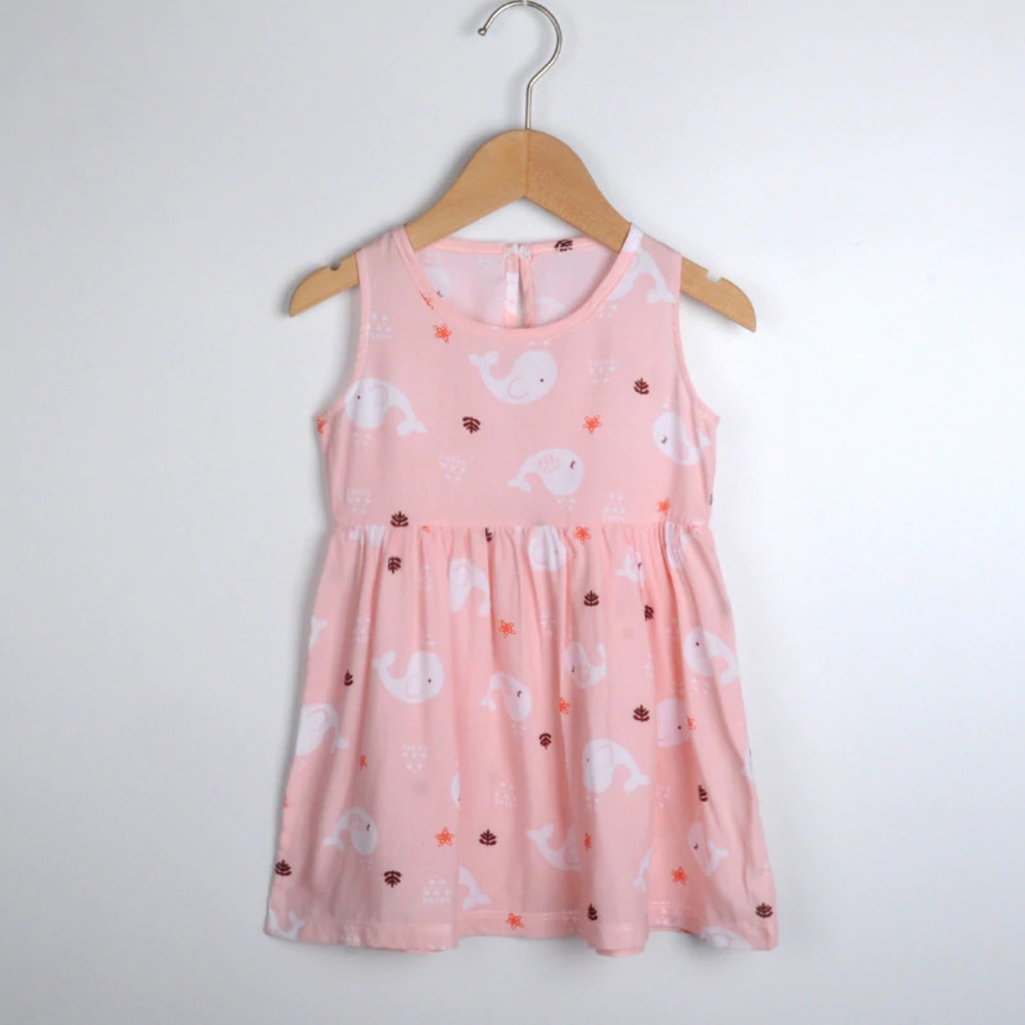 Baby Girls Sleeveless One Piece Casual Dress