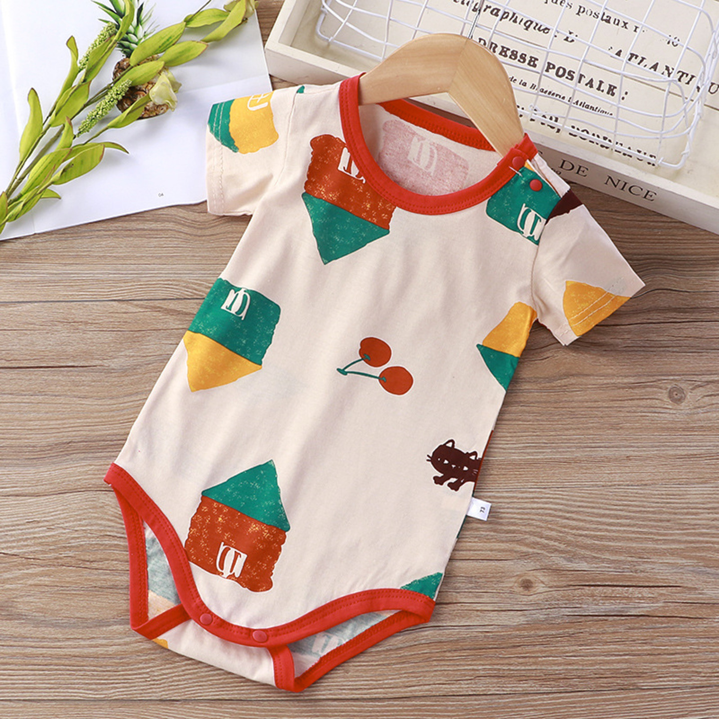 KidsNation Cartoon Printed Romper Onesie