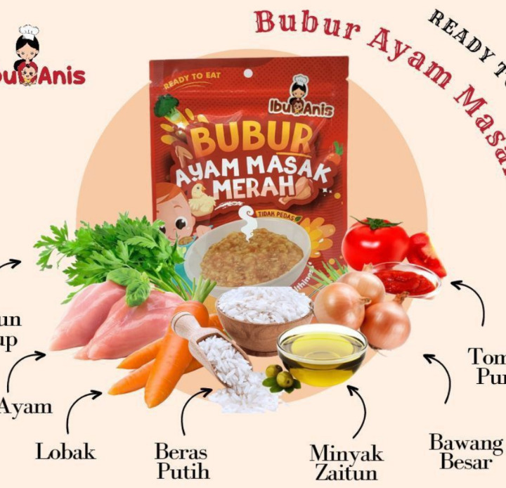 Ibu Anis Bubur Ayam Masak Merah