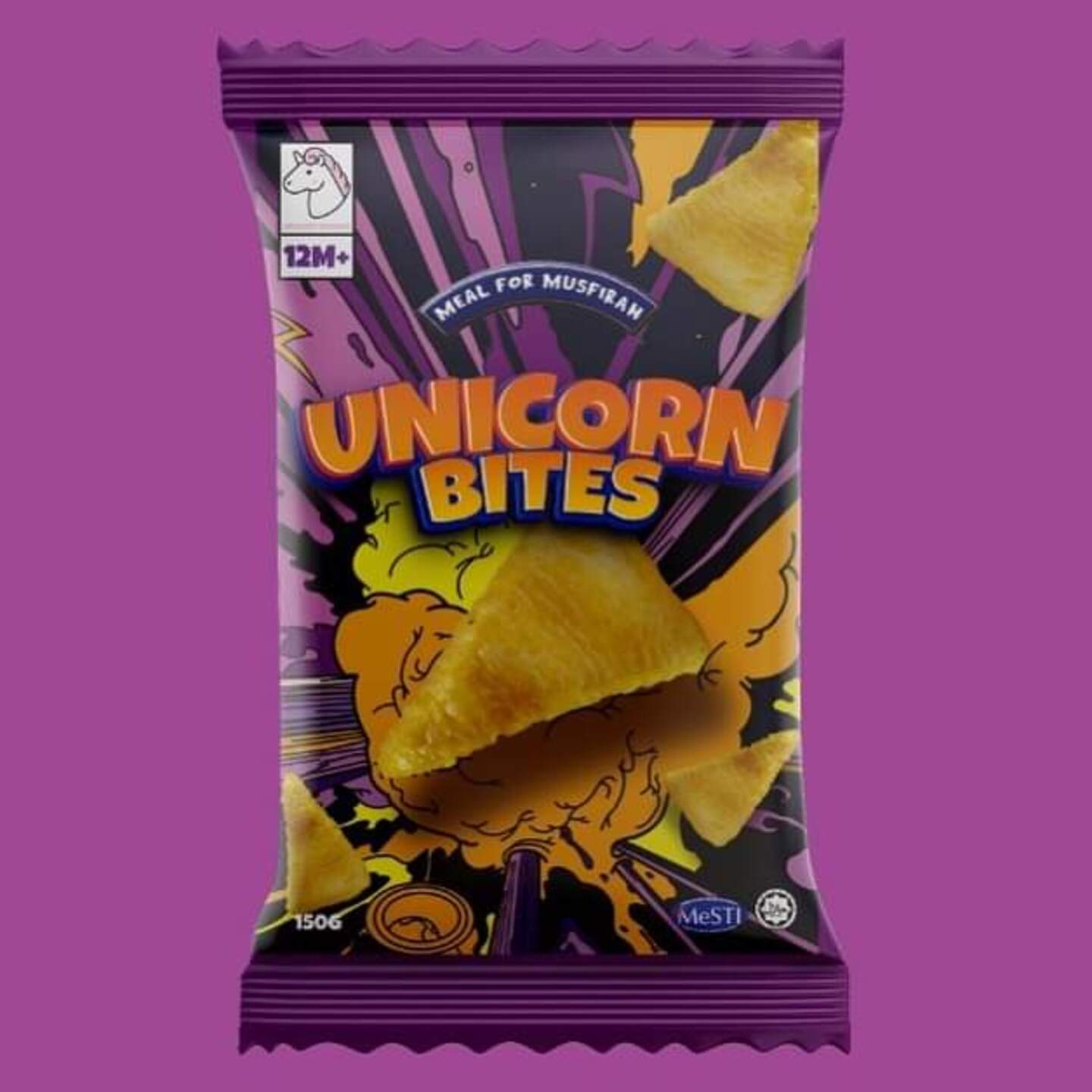 MFM Keropok Jagung Unicorn Bites