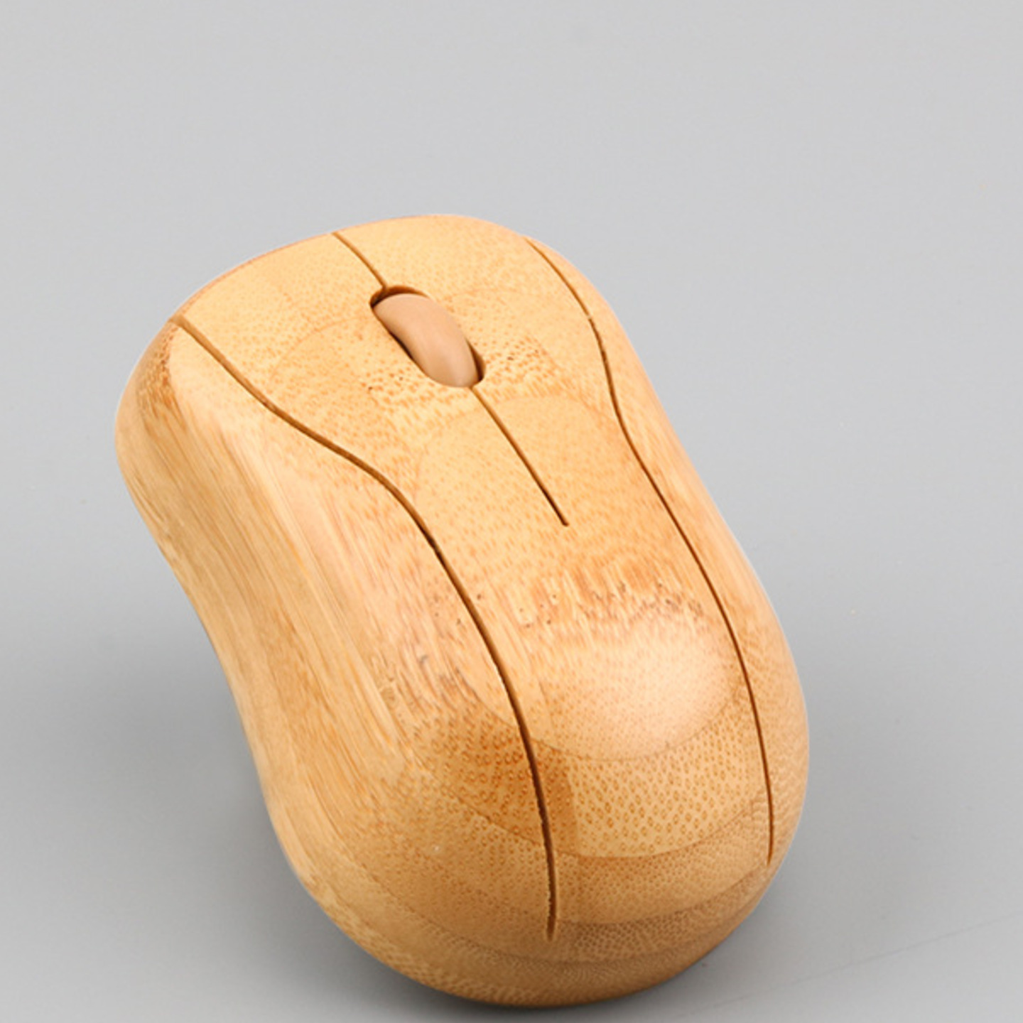 PK240983 2.4G Wireless Bamboo mouse with AAA battery rechargeable mouse