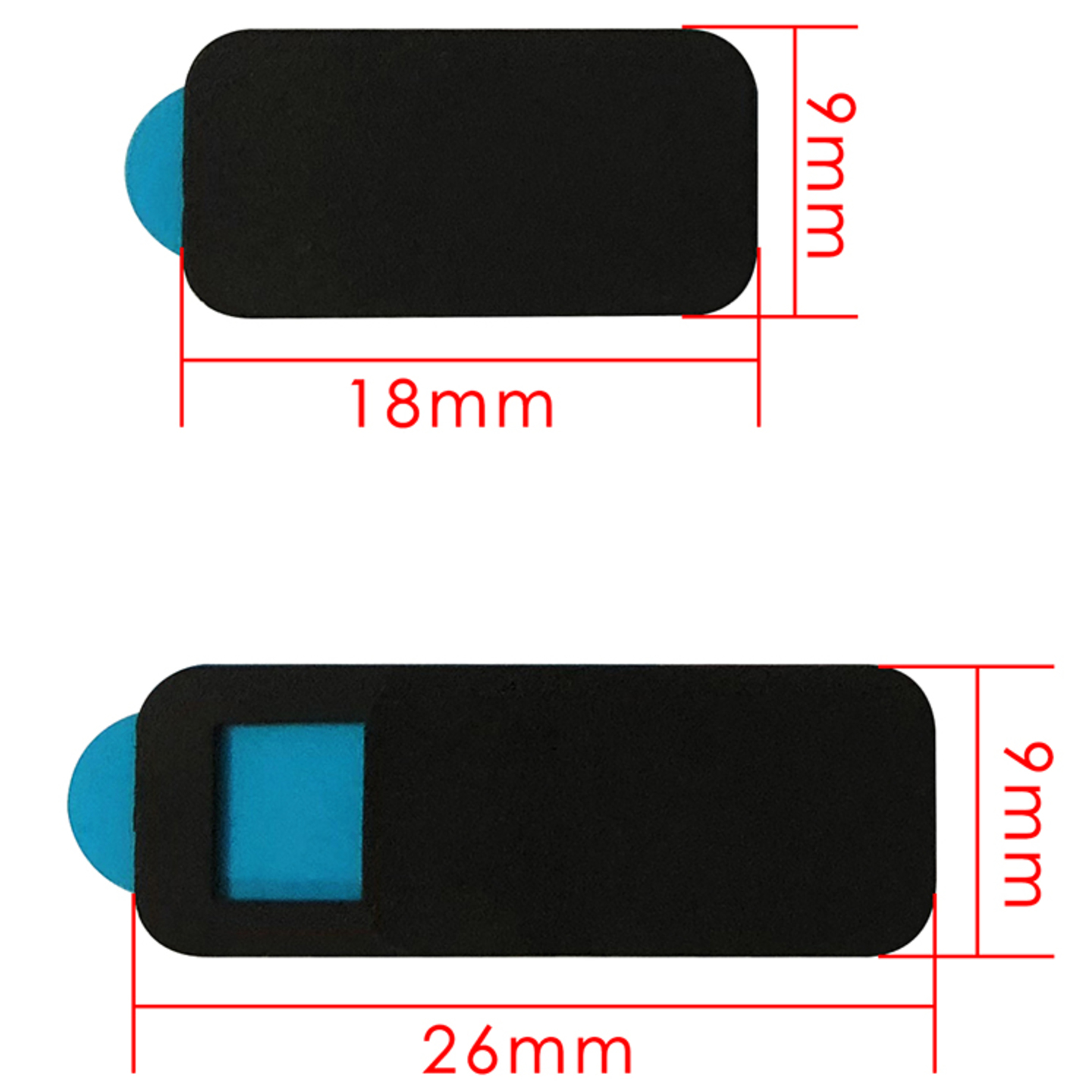 9x18mm webcam cover 