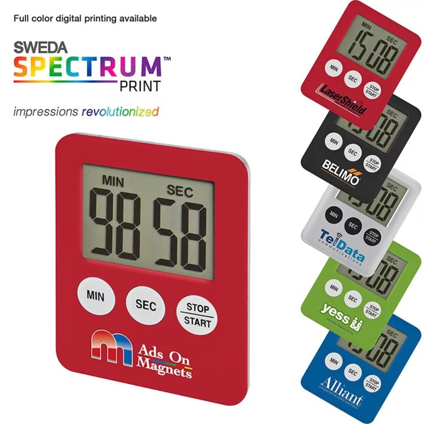 Ultra slim Kitchen Timer with button battery