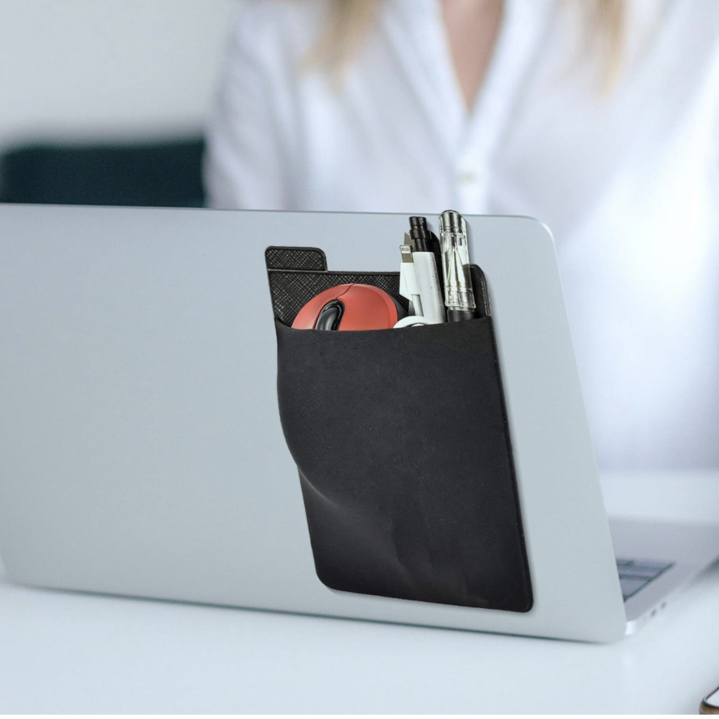 PK230406 Adhensive laptop storage pouch