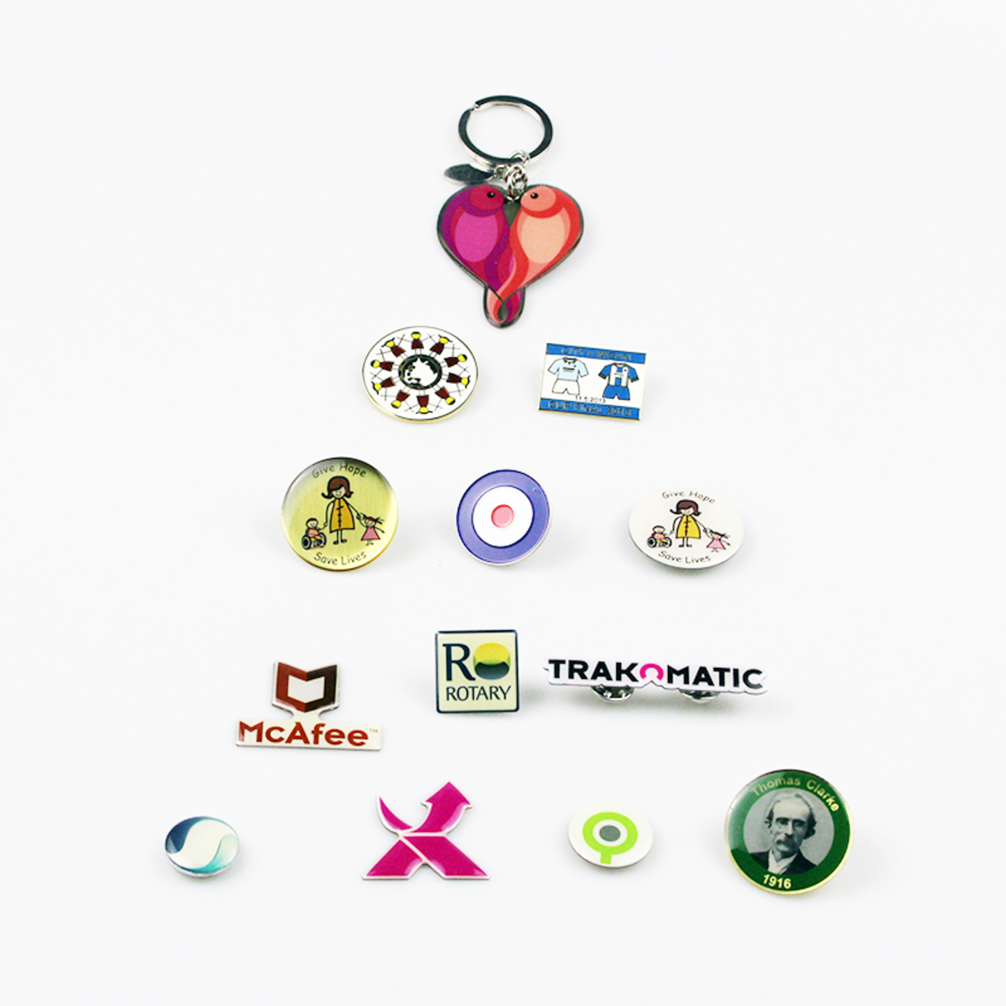 customized collar pin 