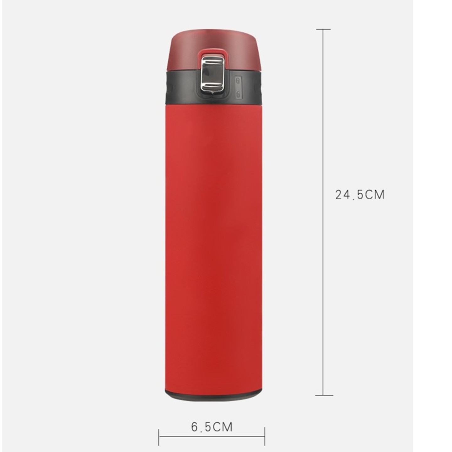 480ml 304 Stainless Steel Vacuum flip Flasks with temperature  display tea infuser