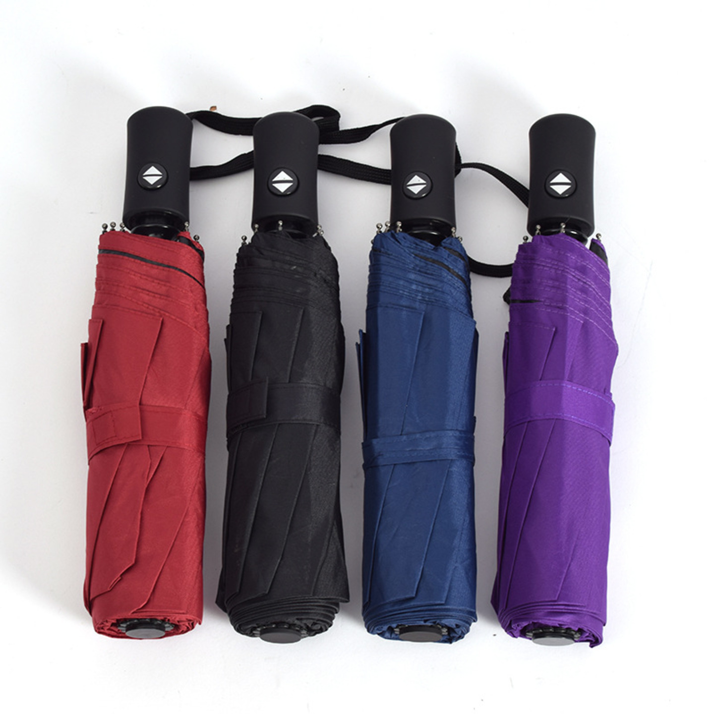 PK22080404 3fold auto-open uv coating umbrella 