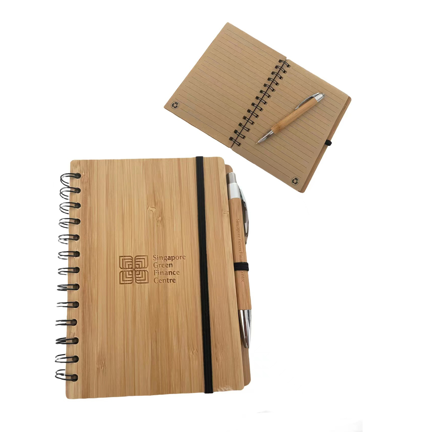 PK220627 Bamboo Notebook with Bamboo Ball point pen