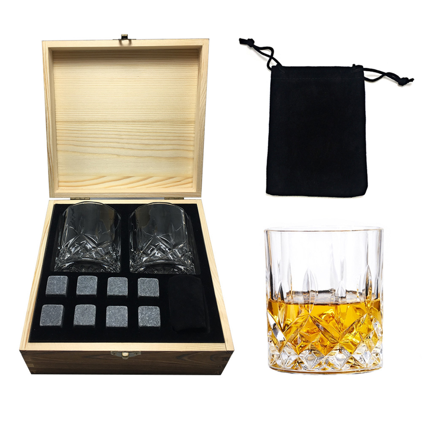Rock whisky ice cube set 