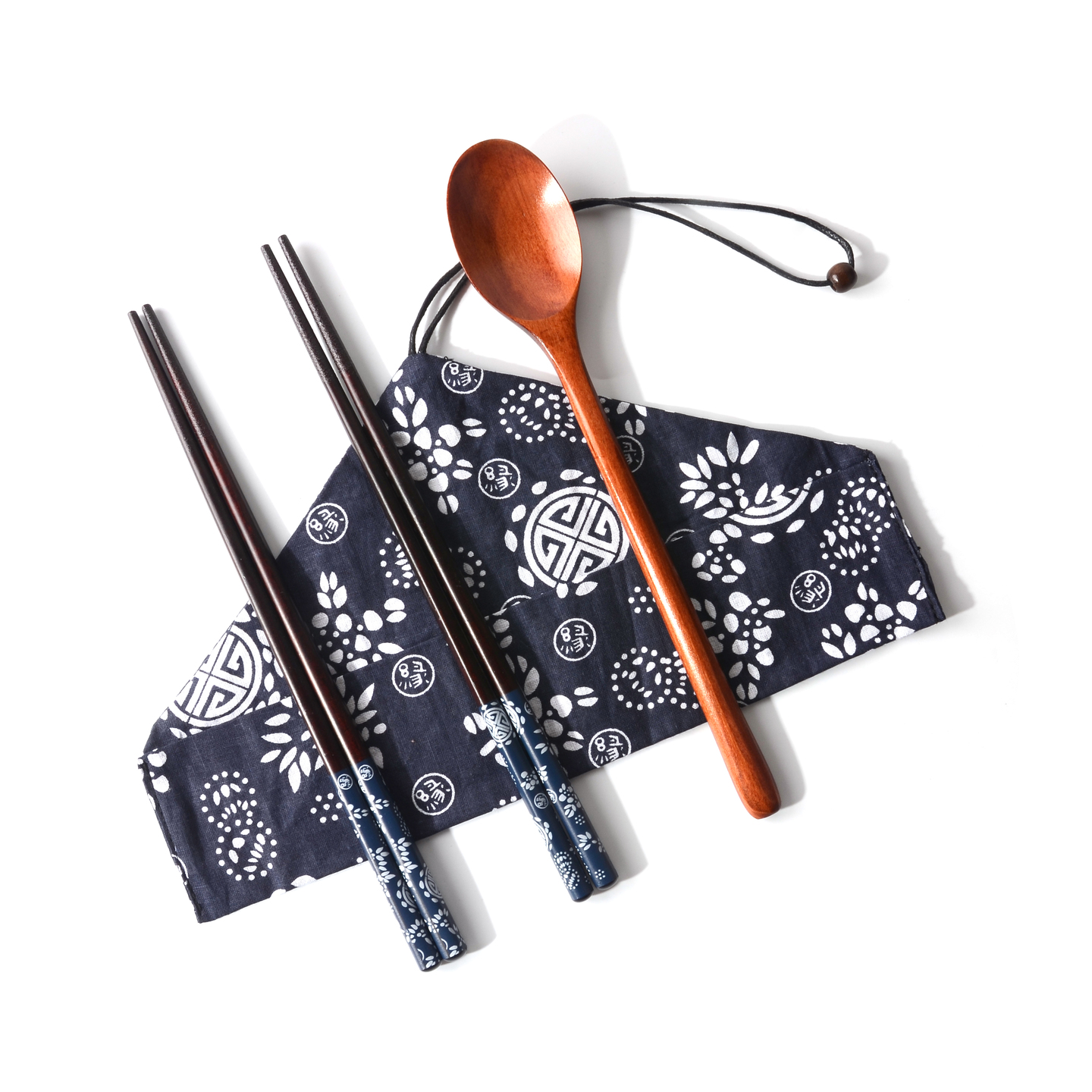 Eco-friendly 3in1 bamboo cutlery set