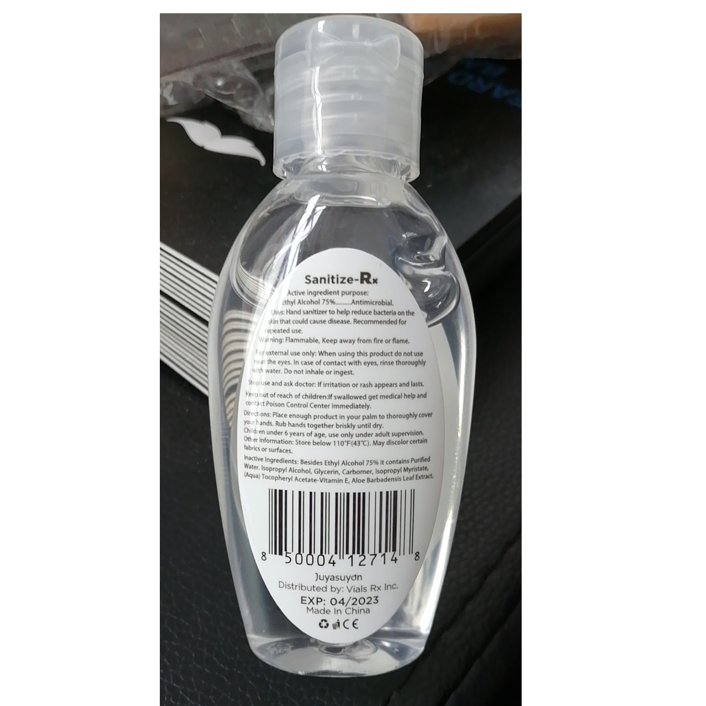 pk210817 hand sanitizer 50ml 75% alcohol 