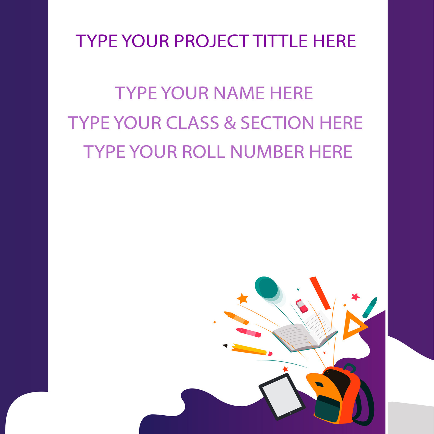 Students Project template