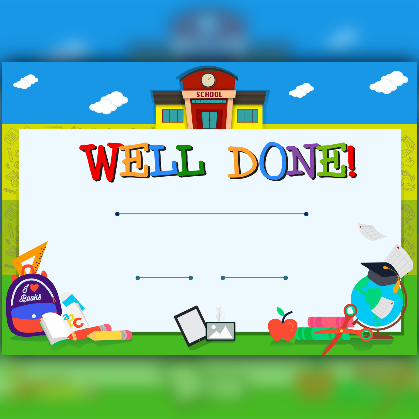 WELL DONE CERTIFICATE