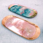 Long gold or rainbow Nordic Tray