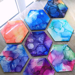 Virtual marker ink workshop + coaster kit
