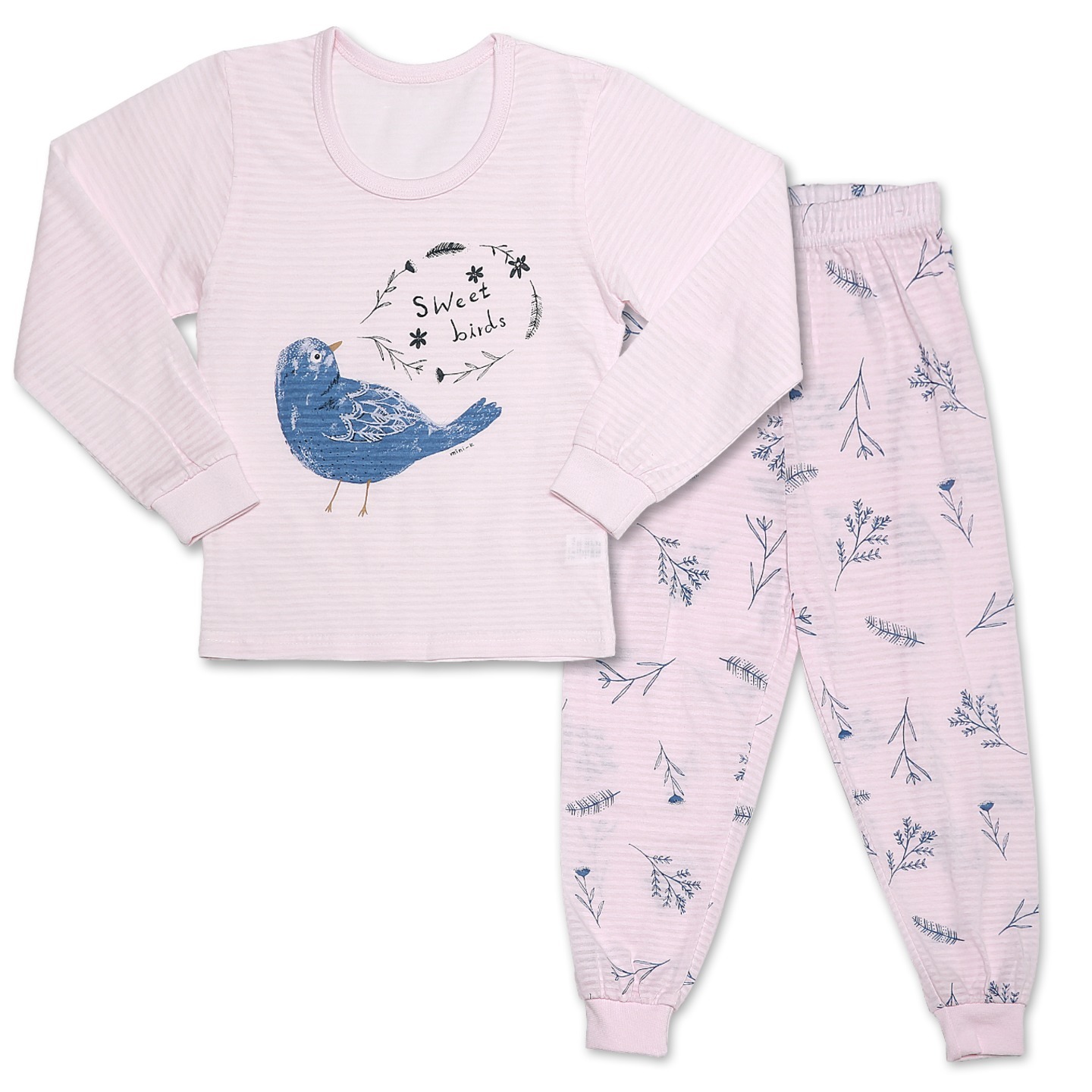 Baby Toddler Cotton Pyjamas BLUE BIRD