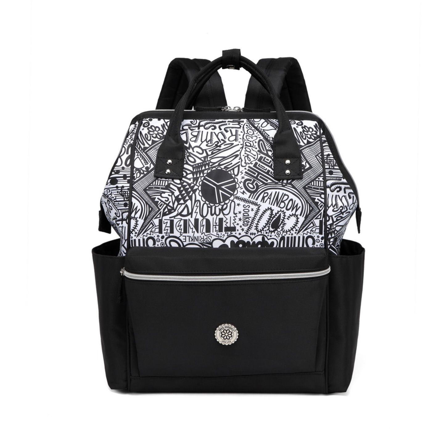 Black & White Maternity Nappy Bag