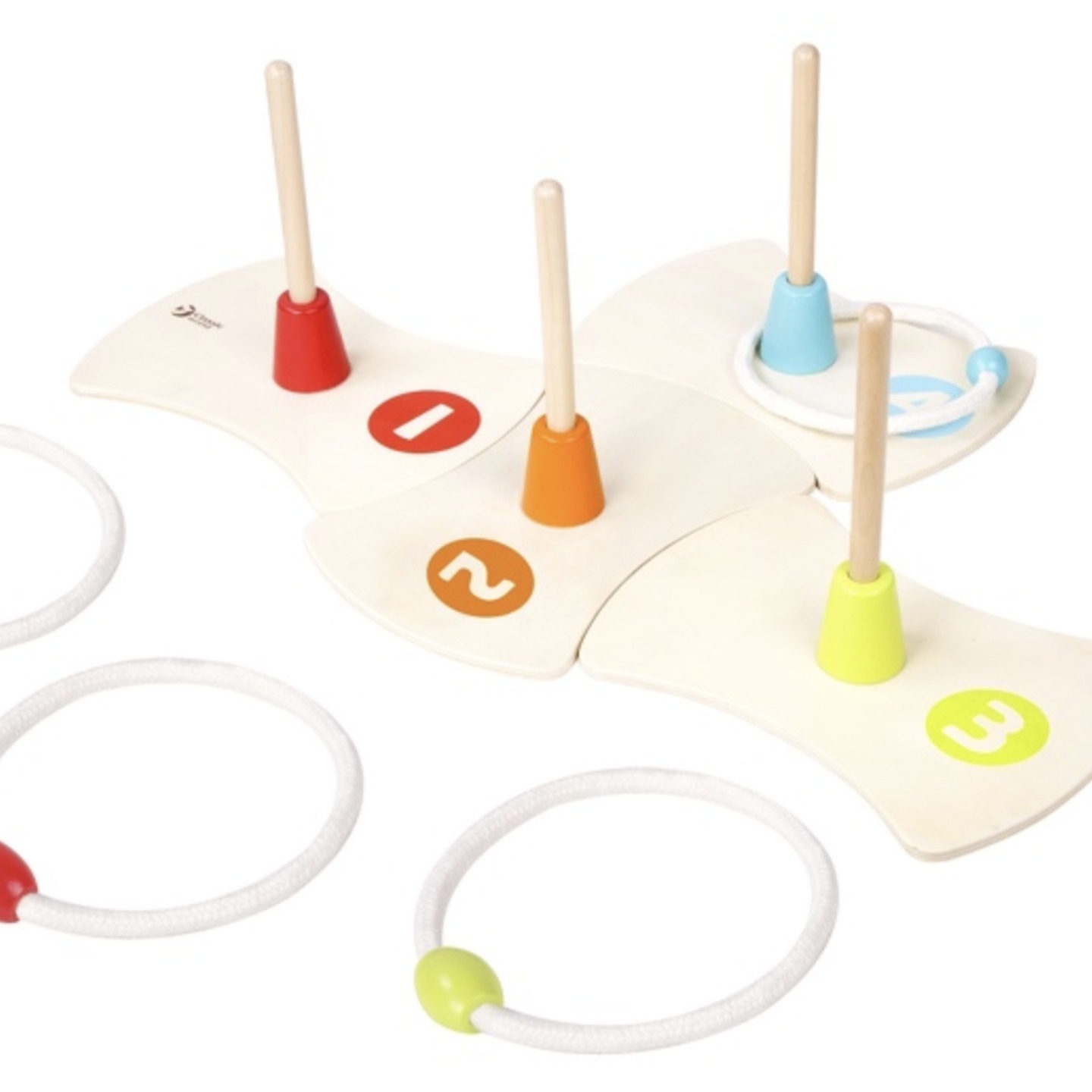 Ring Toss Interactive Wooden Game