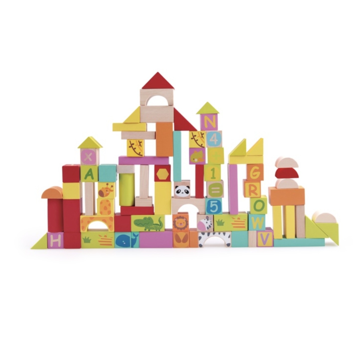 Multi-activity block building stacking toy